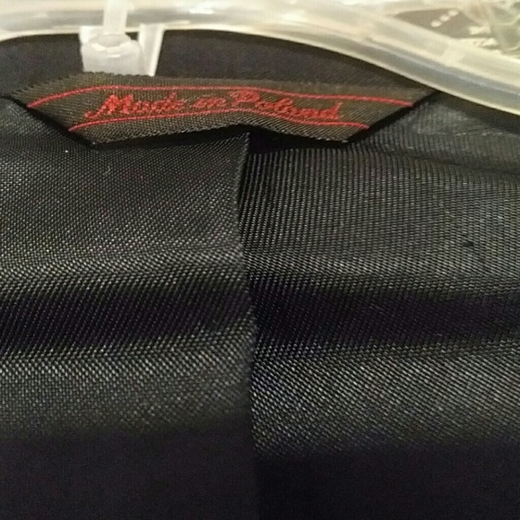 Savile Row Black Wool Suit Jacket / Blazer - Picture 5 of 6